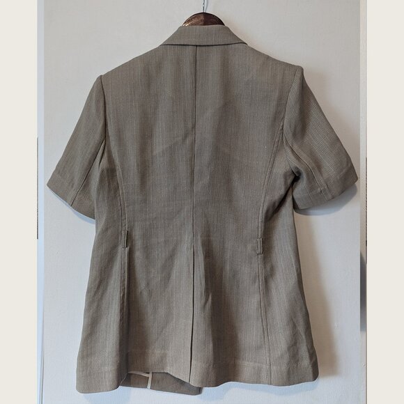 DUNST - Short sleeve summer wool blazer - Sz S - Picture 4 of 8